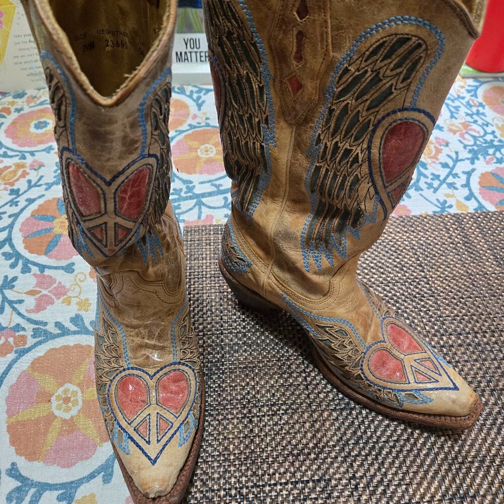 Size 7 Vintage western boots